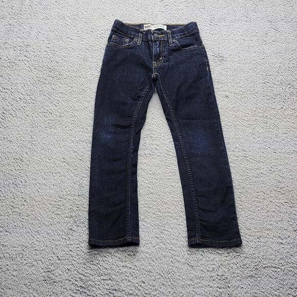 LEVIS 511 Jeans Men 24x22 Blue Performance Slim Fit Dark Wash Denim Pant - Picture 1 of 13